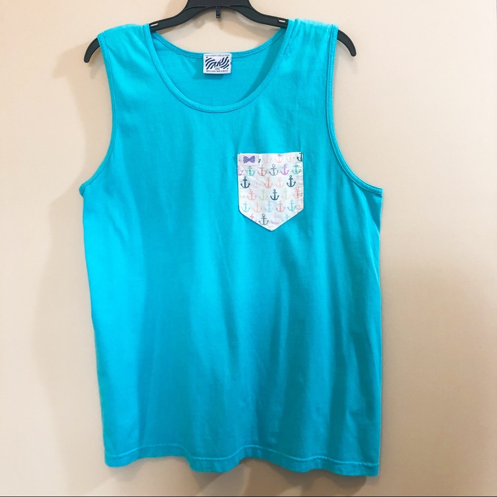 Fraternity Collection tank top - size medium - anchor design